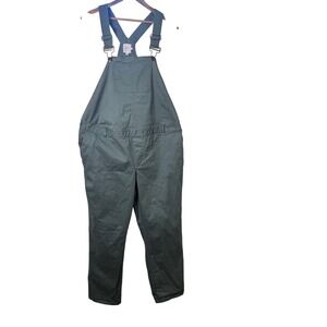 Olive Green The Nines by Hatch Women's Overalls Jumpsuit Size Large Cotton